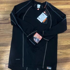 Men's black hockey compression shirt